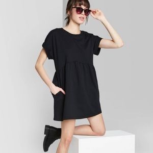 Wild fable black babydoll dress